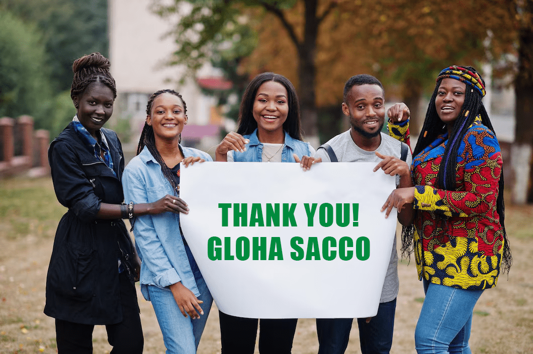 Thank you Gloha Sacco